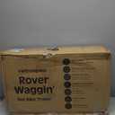 Retrospec Rover Waggin' Pet and Dog Bike Trailer with Weather-Resistant Canopy & Mesh Shield - Foldable Frame, 16in Wheels with Storage Pouch & Internal Safety Leash Supports up to 50 lbs (Blue Ridge)