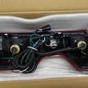 Tail Light Assembly Compatible with 2019 2020 2021 2022 2023 2024 Chevy Silverado 1500 2500HD 3500HD Halogen Type Left Driver Side