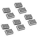 5 Pair of 1-2-3 Blocks Matched Pair with 23 Holes Precision Machinist Milling 0.0002In for Milling Machine Jig