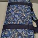 Jongyance American Mahjong Set with Blue Carrying Bag, 166 White Tiles, 4 All-in-One Rack/Pushers, Mahjong Tiles Set (Ma Jong, Mah-Jongg, Majiang)