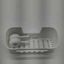 TAILI Shower Caddy Suction Cup, Heavy Duty Bathroom Organizer, Removable Shelves for Inside Shower, Shampoo, Waterproof Suction Plastic Storage for Bathroom Accessories Holder, White