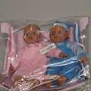 The New York Doll Collection 12" Sweet Hispanic Twin Dolls Play Baby Dolls - Doll Pacifier Included