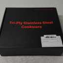 LOLYKITCH 3 Quarts Tri-Ply Stainless Steel Sauté Pan with Lid,10 Inch Induction Cooking Pot, Dishwasher and Oven Safe,Dia.26 CM