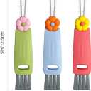 3 in 1 Multifunctional Cleaning Brush, Crevice Cleaner for Bottle Gap Tight Spaces, Portable Cup Lid Cleaner (6 PCS)