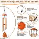 Gifts for Mom, Mom Gift from Daughter & Son - Wind Chimes Daily Love Reminder for Christmas, Birthday, Mother's Day, Thanksgiving, Ideal for Garden, Courtyard & Patio Decor