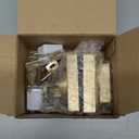 goldenwarm Exterior Door Lock Set Gold Front Door Lock Set, Heavy Duty Zinc-alloyed Front Door Handle and Deadbolt Set (1 Pack)