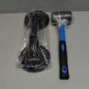 Floor Gap Fixer Tool for Laminate Floor Gap Repair Include Suction Cup and Mallet (Can't use on scraped surface floor) (Blue)