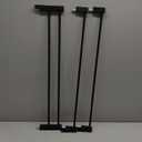 Babelio Baby Gate for Doorways and Stairs, 26-40" Auto Close Dog Gate, PressGuard C5, Easy-Install Pressure Mounted Satey Door, No Drilling Safety Gate for Child and Pets, Black