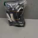 DOKEHOM 90L Large Laundry Basket, Collapsible Laundry Bag, Freestanding Tall Clothes Hamper, Foldable Washing Bin (Black)