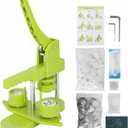 JINFEIDIAN 25mm 1-Inch Button Maker Machine Kit with 200Pcs Supplies, Manual Press for DIY Pin Badges, Ideal Kids Gift & Craft Projects