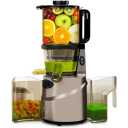 MightyIsle Large Mouth Cold Press Juicer Machine - Juice Extractor Maker w/Sorbet Attachment, 5.4" Wide Feed Chute - Compact Masticating Juicing, Easy to Clean Juicer Machines for Vegetable and Fruit