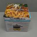 Nostalgia MyMini Personal Electric Skillet & Rapid Noodle Maker, Perfect For Healthy Keto & Low-Carb Diets, Yellow