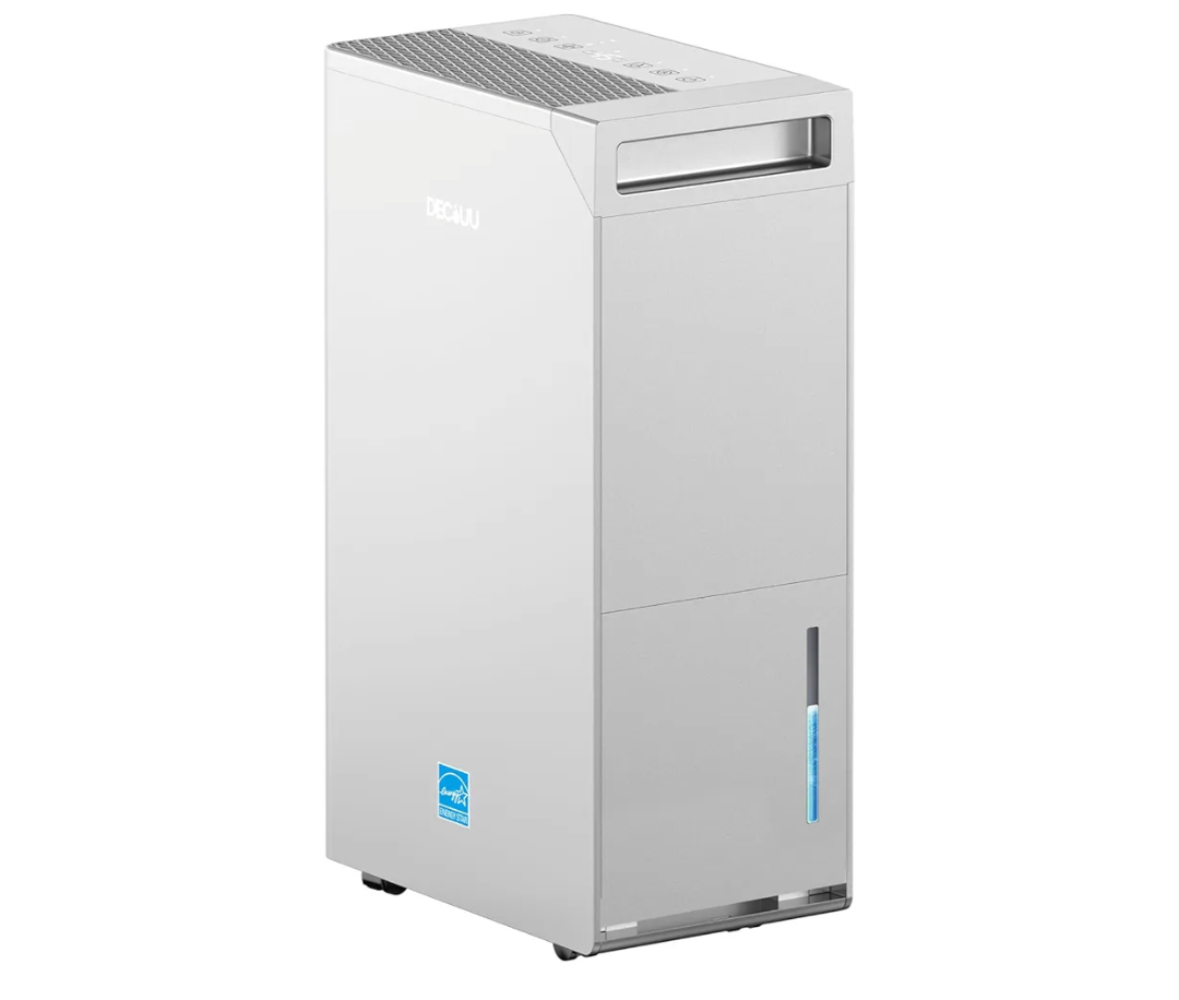 4800 Sq.Ft Energy Star Most Efficient 2024 Dehumidifier,DECIUU Max 100 Pint (Standard 70 Pint) Dehumidifier for Basement with Drain Hose,Intelligent Humidity Control for Home Bathroom Garage Bedroom