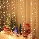 Copper Wire Firecracker Christmas Fairy Lights, Connectable 26FT 400LED Twinkle Plug in Fairy String Lights with Remote, Cluster Lights for Christmas Tree Bedroom Dorm Wreath DIY Wedding Decor