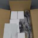 Zarbitta 3-Light Bathroom Light Fixtures, 17.23" Black Modern Vanity Lights with Clear Glass Shade, Bathroom Wall Lamp for Mirror Kitchen Living Room Hallway Cabinet Porch