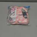 FUAMEY Dog Coat for Small Dogs,Waterproof Dog Winter Jacket with Harness Built in Puppy Cold Weather Coats Reflective Pet Vest with Zipper Warm Fleece Dogs Snowsuit Windproof Pink Plaid S