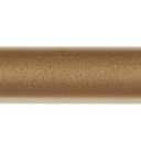 Exclusive Home Curtains Peony 1" Curtain Rod and Coordinating Finial Set, Gold, Adjustable 66"-120