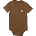 Carhartt Kid's CA5004 Short-Sleeve Pocket Bodysuit 12M