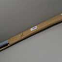Swing Arm Curtain Rod, Black, 47'' Long, 1.1'' Diameter Pole, Rotate about 180 degrees, Detachable Ball Finial, 1 Piece