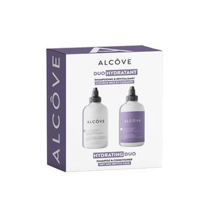 Alcve - Hydrating Shampoo & Conditioner Duo - All Hair Types - Sulfate-Free - Moisturizing & Nourishing - With Evening Primrose Oil - Mango Extract - Argan Oil - Anti-Frizz - Color-Safe - 10oz