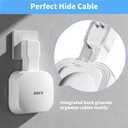 Outlet Wall Mount Holder Compatible with eero Pro 6e/Pro 6 Mesh Wi-Fi System, Built-in Cable Management No Messy Wires, Space-Saving (2 Pack)