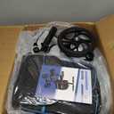 BlessReach Steerable Knee Scooter Deluxe Medical Scooter for Foot Injuries Compact Crutches, with Dual Rear on-Wheel Brake and Shock Absorption Under The Knee pad,Blue