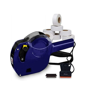 Perco Lite 1 Line Dater Gun Kit  Includes 5,000 Blank White Labels, 2 Ink Rollers, 1 Ink Roll and Labels PreLoaded