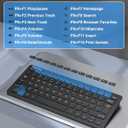 TECKNET Wireless Keyboard and Mouse Combo, Mini Cordless Computer Keyboard and Mouse Set 2.4GHz, Silent Adjustable 1600 DPI, Quiet Click, Lag-Free for Computer, Laptop, PC, Windows, Mac, Chrome OS