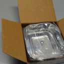 Stainless Steel Square Paneer Maker/Mould/Strainer Perfect for Making Delicious Tofu, Stainless Steel Paneer Maker with Top Pressing Lid - Size 5.11"W x 5.11"L x 2.3"H inches