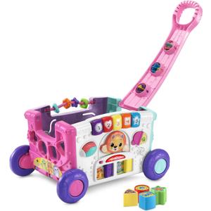 VTech Sort and Discover Activity Wagon for Toddlers, Pink