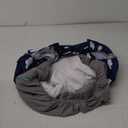 Baby Bassinet Sheets 4 Pack Compatible with 33" x 20" Mika Micky, Baby Delight, Dream On Me, AMKE and Other Rectangle Bassinet Mattress, Ultra Soft & Skin Friendly, Washer & Dryer (for Mika Mikcy & Baby Delight & Bedside Sleeper, Navy Blue Cloud)