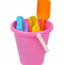 Beach Bucket Toy Set Pink Color