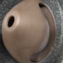 Palo Santo Holder Incense Burner,Sage Sticks Incense Holder,Handcrafted Clay Smudge Bowl with Chimney,Mini Cone Ceramic Fireplace for Cedar,Yoga, Anxiety Relief Meditation for Women (Dark Gray)