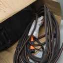 Ayleid Retractable Garden Hose Reel,1/2 in x 130 ft Wall Mounted Hose Reel, with 9- Function Sprayer Nozzle, Any Length Lock/Slow Return System/Wall Mounted/180Swivel Bracket (Black)