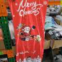 JQinHome Christmas Chair Covers Set of 4,High Stretch Removable Washable Chair Seat Protector Cover for Christmas Decoration-Christmas Theme Decor with Snowflake(Santas Gift) Picture May Differ