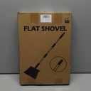 Snow Shovel, EOMEOH Ice Scraper Heavy Duty, 11"Wider Garden Flat Floor Scraper with 53" Long Adjustable Handle, Multifunctional Gardening Spade Shovel, Cleaning Scraper for Driveway, Weed, Lawn Edging