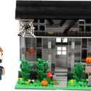 Halloween Movie Building Set  Horror House & Figure, Toy Building Blocks Compatible with Lego, Collectible for Horror Fans & Adults, Creative DIY Display Toy