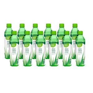 Amazon Fresh, Aloe Vera Drink, 16.9 Oz, 12 Ct