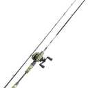 Sougayilang Baitcaster Combo, 30Ton+24Ton Graphite 2-Piece Blanks Casting Fishing Rod,SuperPolymer Handle,S Style Hook Keeper with Camo Baitcasting Reel
