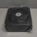 AMACOOL Table Fan, 12 inch Box Fan with 3 Speeds & 8HRS Timer, 270 Pivoting Quiet Air Circulator, Desktop Fan for Bedroom Bathroom Kitchen Office, AC Adapter Included, Co-Branded with Cmyfato-Black