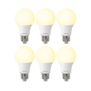 LED Light Bulbs 60W Equivalent, A19 Light Bulb Soft White 2700K 800LM 8 Watt, Non-Dimmable Standard Light Bulbs E26 Medium Base, 6 Pack