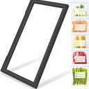 UPGRADED WR14X10237 Refrigerator Door Gasket Replacement Compatible with GE Refrigerator Parts, Replaces WR14X10231 1477081 AP4315423 PS1766142 EAP1766142 French Door Refrigerator Fresh Food Door Seal