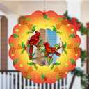 Cardinal Wind Spinners Metal Cardinal Gifts for Women, Mom, Grandma,12inch Hanging Wind Spinner for Outdoor&Indoor Decor Wind Kinetic Christmas Mother Ornament for Yard Garden Decoration