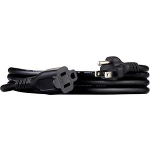 Amazon Basics Extension Cord, 6 Ft, 3 Prong Outlet Extender, Indoor Extension Cord, 13 Amps, 125V, Black