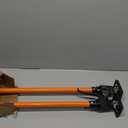 2PK Steel Telescopic Adjustable 3rd Hand Support System, Supports up to 154 lbs, Extends from 49 Inch to 114 Inch for Construction Rods, Cabinet Jacks, Cargo Bars, Drywalls