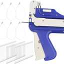 No Piercing Hang Tag Loop Includes 5000 Plastic 5'' Loop Fasteners No Damage to Clothing No Needle Hole Left, Also for Boutiques Retail Merchandise, Improve Efficiency Heavy Duty Tagging 