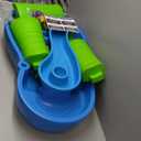 Step2 Rain Showers Splash Pond Water Table, Kids Water and Sand Activity Sensory Playset, Summer Outdoor Toys, 13 Piece Water Toy Accessories, For Toddlers 1.5+ Years Old, Blue & Green