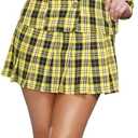 Dreamgirl Costumes Women's Fancy Girl (Medium, Plaid)