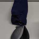 JefDiee Inflatable Travel Pillow, Airplane Neck Pillow Comfortably Supports Head and Chin for Airplanes, Trains, Cars and Office Napping with 3D Eye Mask, Earplugs and Portable Drawstring Bag (Blue) (Medium)