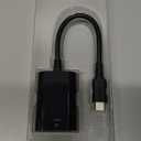 Philips USB C to HDMI Adapter, 4k 60 Hz USB Type C to HDMI Adapter for Monitor, MacBook Pro, MacBook Air, iPhone 16 Series, 15 Series, iPad Pro, Multiple Monitors Connector Cable, Black, SWU7114A/27